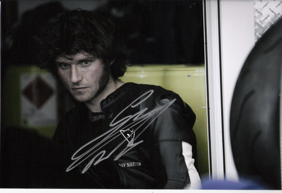 Guy Martin - Pensive - TT 2010 - 12 x 8 Autographed Picture