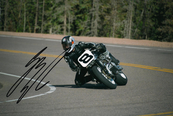Guy Martin - Pikes Peak 3 - 2014 - 10 x 8 Autographed Picture