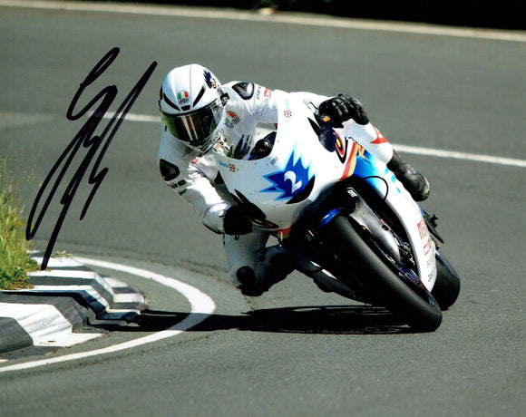 Guy Martin - Zero Race - TT 2017 - 10 x 8 Autographed Picture