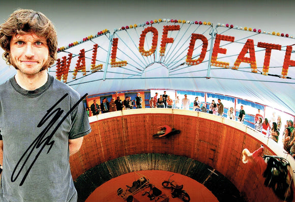 Guy Martin - Wall of Death 1 - 12 x 8 Autographed Picture