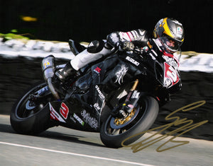 Guy Martin - Braddan Bridge - TT 2011 - 16  x 12 Autographed Picture