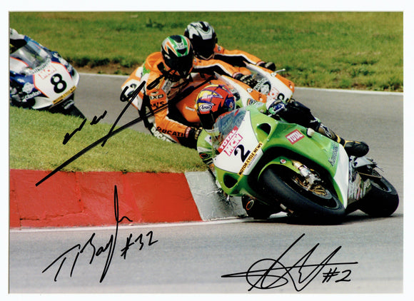 Hodgson / Bayliss / Walker - World Superbikes - 16 x 12 Autographed Picture