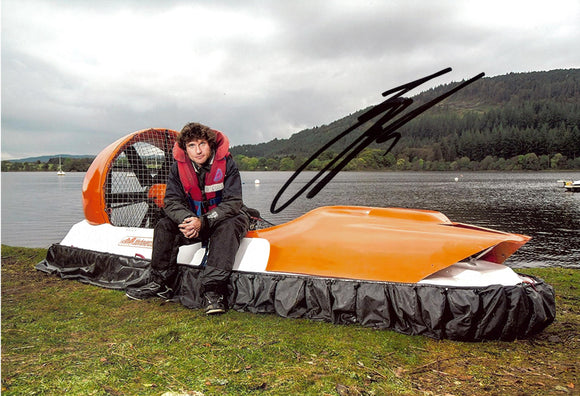 Guy Martin - Hovercraft - Speed - 12 x 8 Autographed Picture