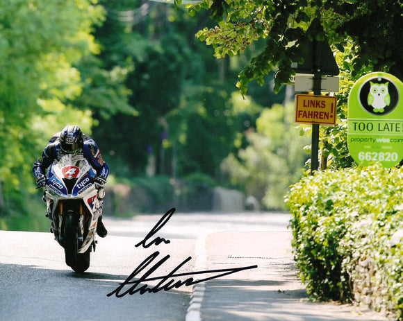 Ian Hutchinson - Milltown - TT 2016 - 16 x 12 Autographed Picture