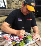 John McGuinness - St Ninians - TT 2013 - 10 x 8 Autographed Picture