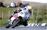 Ian Lougher - Bungalow - TT 2005 - 10 x 8 Autographed Picture