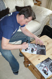 John McGuinness -  Creg Ny Baa B&W - TT 2008  - 10 x 8 Autographed Picture