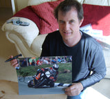 John McGuinness - Bungalow - TT 2006 - 16 x 12 Autographed Picture