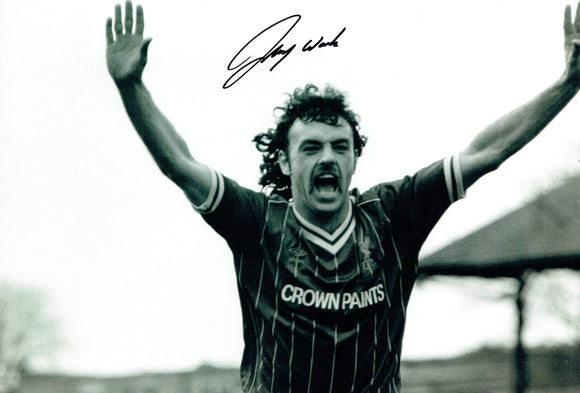 John Wark - Liverpool F.C. - 12 x 8 Autographed Picture