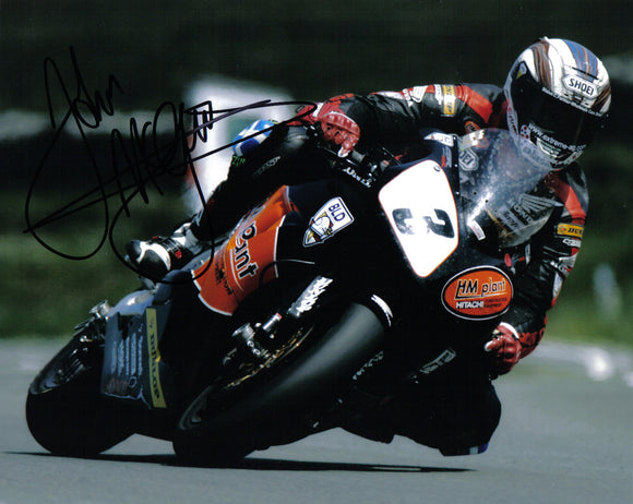 John McGuinness - Keple Gate - TT 2007 - 16 x 12 Autographed Picture