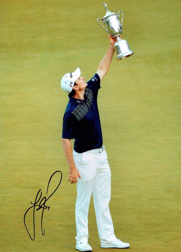 Justin Rose - US Open Winner - 16 x 12 Autographed Picture