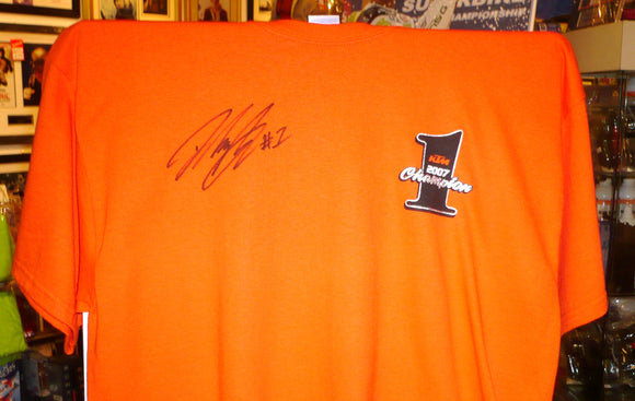 David Knight - World Enduro Champion - KTM Autographed T-Shirt
