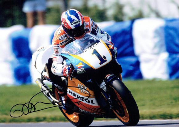 Mick Doohan - Moto G.P. - Repsol Honda - 12 x 8 Autographed Picture