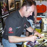 Ian Lougher - Ballaugh Bridge - TT 2008 - 10 x 8 Autographed Picture