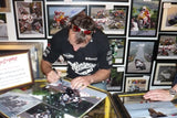 Bruce Anstey - Sulby Bridge - TT 2008 - 16 x 12 Autographed Picture