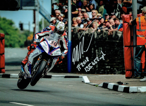 Peter Hickman - St Nininans - TT 2018 - 10 x 8 Autographed Picture