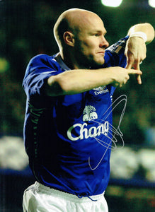 Andy Johnson - Everton - 16 x 12 Autographed Picture