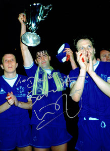 Kevin Ratcliffe - Everton F.C. - European Cup Winners Cup - 16 x 12 Autographed Picture