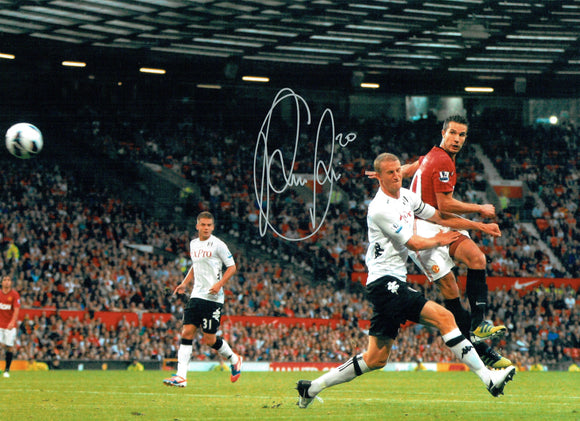Robin Van Persie - Manchester United - 16 x 12 Autographed Picture