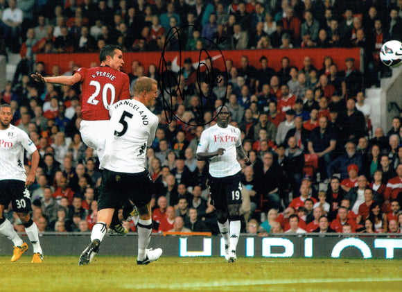 Robin Van Persie - Manchester United - 16 x 12 Autographed Picture