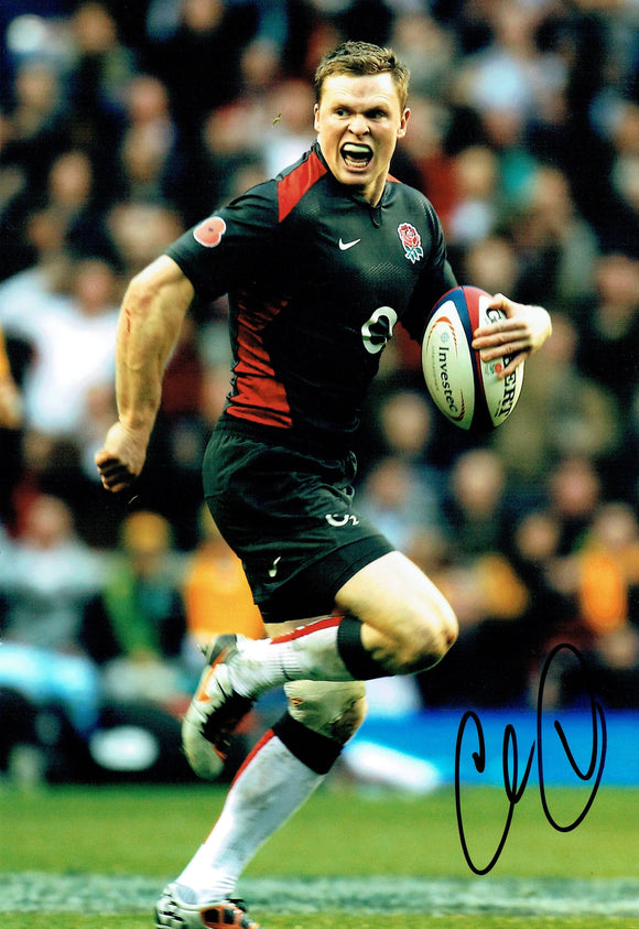 Chris Ashton - England - 10 x 8 Autographed Picture