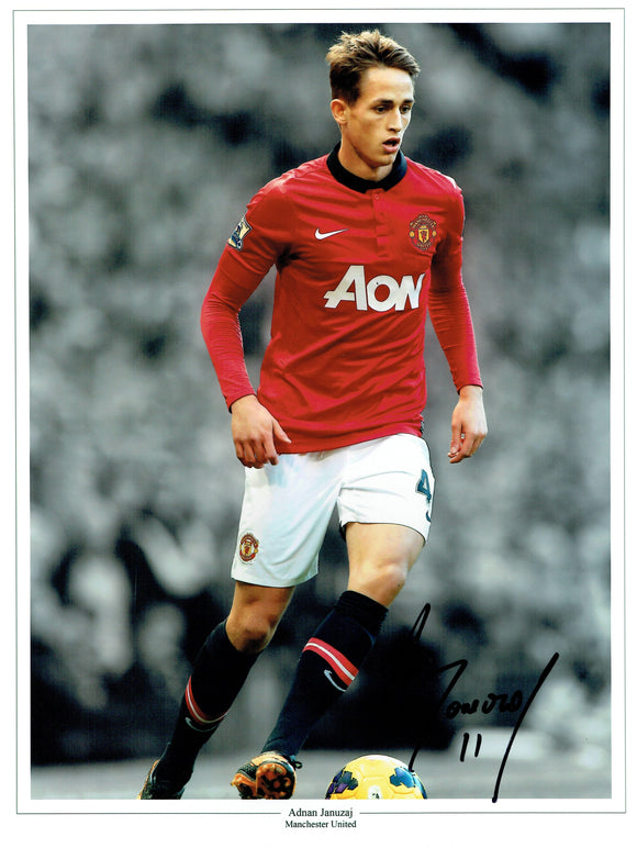 Adnan Januzaj - Manchester United - 16 x 12 Autographed Picture