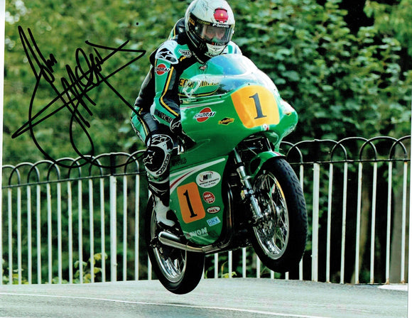 John McGuinness - Classic TT 2018 - 10 x 8 Autographed Picture