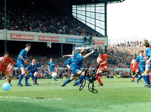 John Barnes - Liverpool - 16 x 12 Autographed Picture