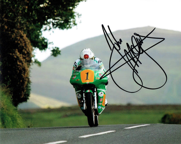 John McGuinness - Classic TT 2018 - 10 x 8 Autographed Picture