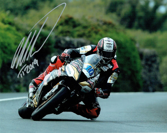 Peter Hickman - Waterworks - TT 2019 - 10 x 8 Autographed Picture