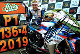Peter Hickman - 2019 Ulster Grand Prix - 18 x 12 Autographed Picture