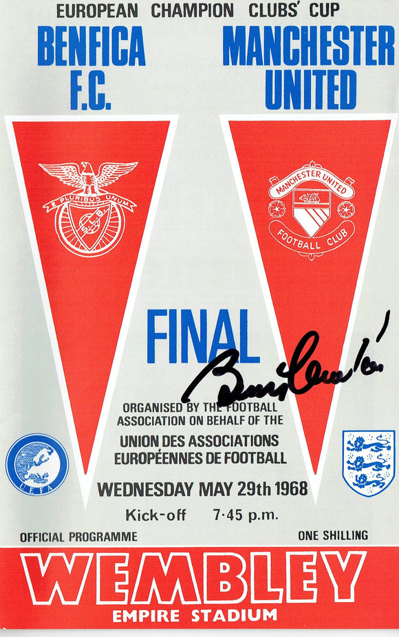 Manchester United v Benfica - Signed 1968 European Cup Final Programme