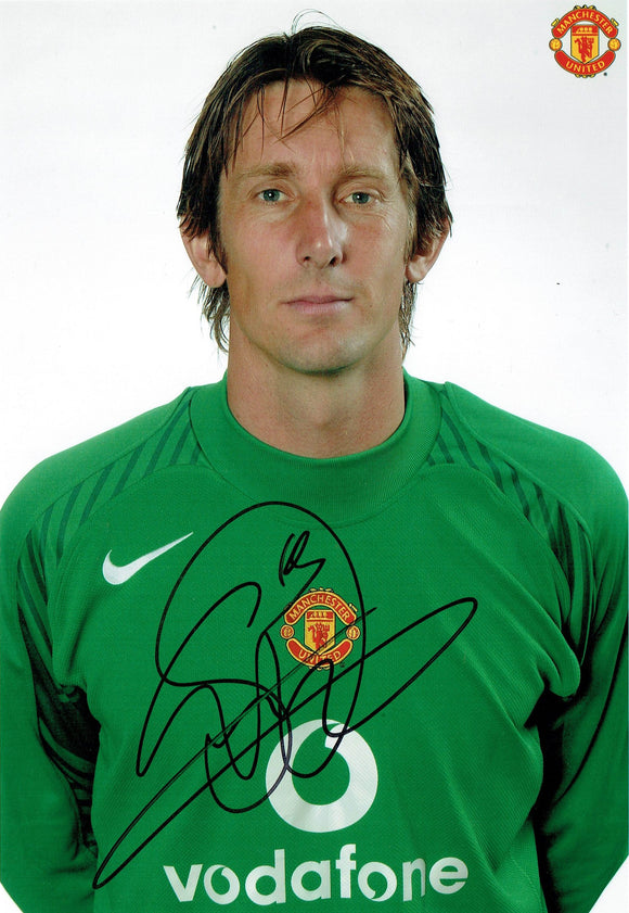 Edwin Van Der Sar - Manchester United - 10 x 8 Autographed Picture