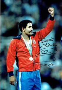 Daley Thompson C.B.E. - Olympic Champion - 10 x 8 Autographed Picture