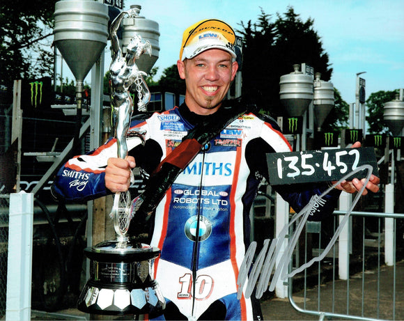 Peter Hickman - Senior Trophy - TT 2018 - 10 x 8 Autographed Picture