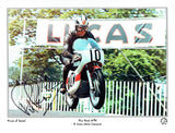 Phil Read - Ballaugh Bridge - "Phil Read XX" - 16 x 12 Autographed Mounted Print