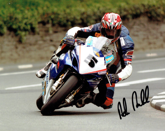 Adrian Archibald - Braddan Bridge - TT 2006 - 10 x 8 Autographed Picture
