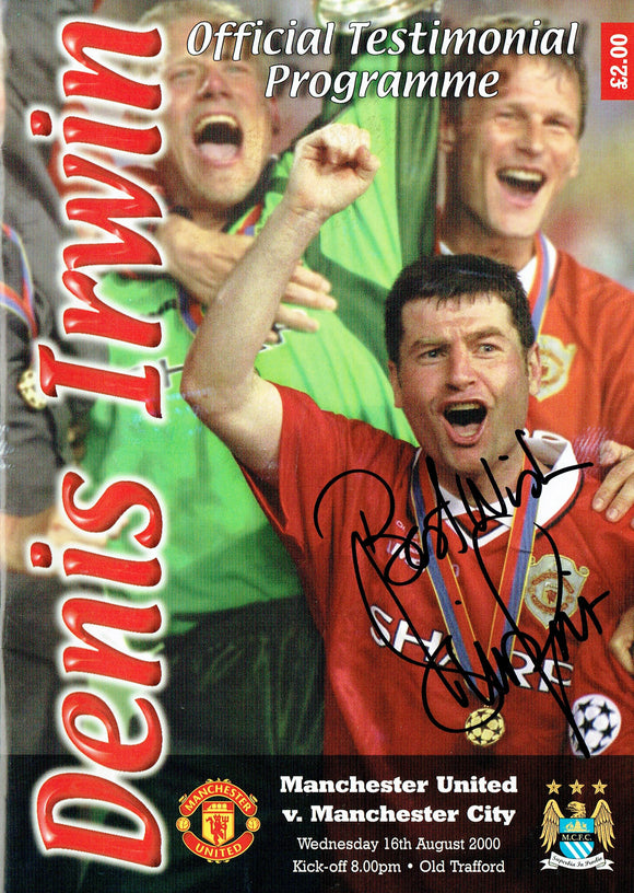 Manchester United v Manchester City - Denis Irwin - Testimonial Programme