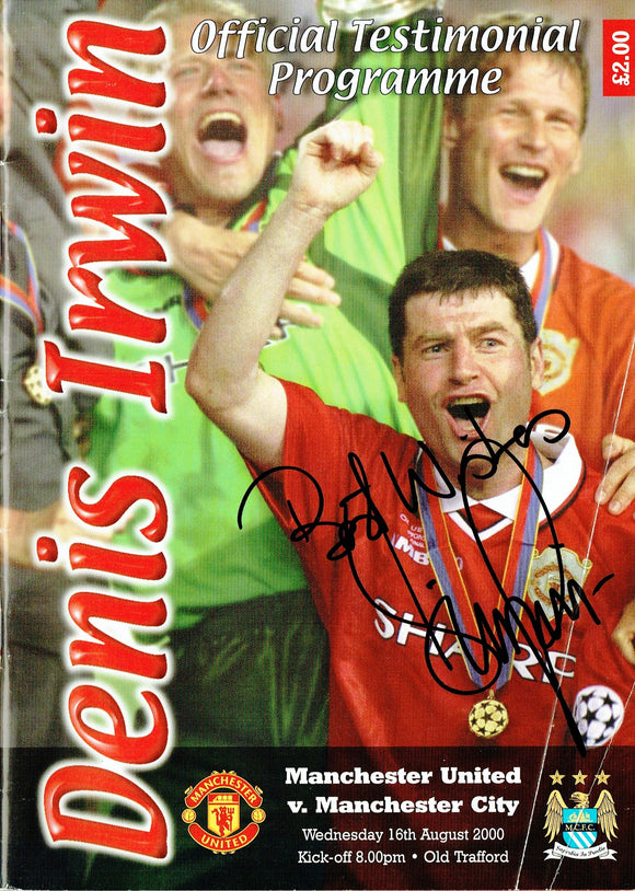 Manchester United v Manchester City - Denis Irwin - Testimonial Programme