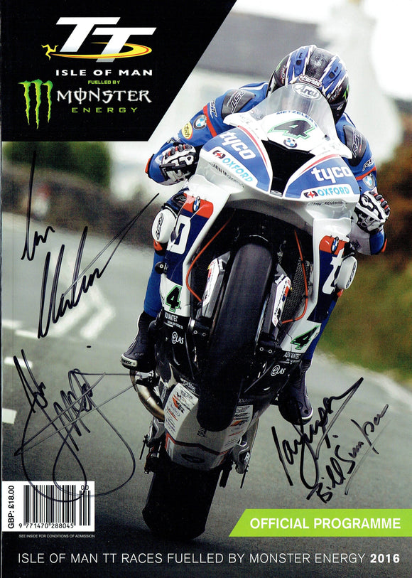 2016 Isle of Man TT Multi Signed Programme (2)