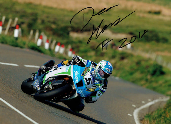 Dean Harrison - Kates Cottage - TT 2018 - 16 x 12 Autographed Picture