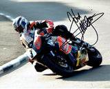 John McGuinness - Signpost Corner - TT 2006 -  15 x 10 Autographed Picture