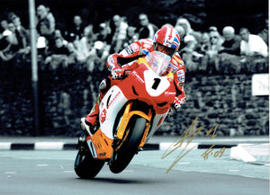 Gary Johnson - St Ninians - TT 2009 - 16 x 12 Autographed Picture