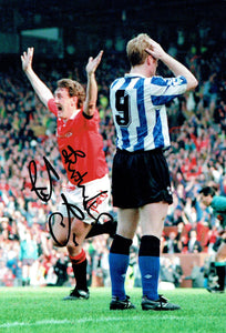 Steve Bruce - Manchester United - 12 x 8 Autographed Picture
