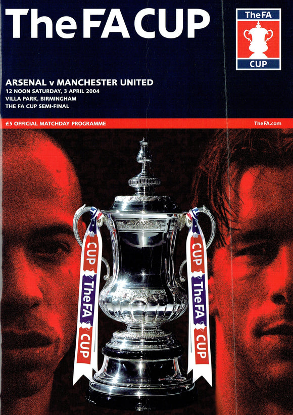 Manchester United v Arsenal - 2004 F.A. Cup Final Programme