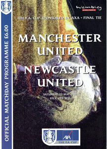 Manchester United v Newcastle United - 1999 F.A. Cup Final Programme