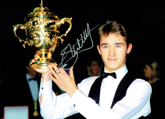 Stephen Hendry - 16 x 12 Autographed Picture