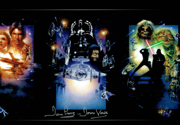 Dave Prowse - Darth Vader - Star Wars - 18 x 12 Autographed Picture