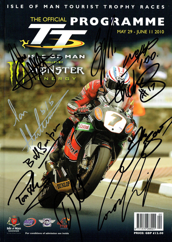 2010 Isle of Man TT Multi Signed Programme (1)