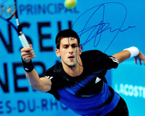 Novak Djokovic - 10 x 8 Autographed Picture